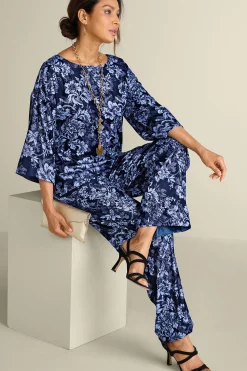 Aria Velvet Wide Leg Pants