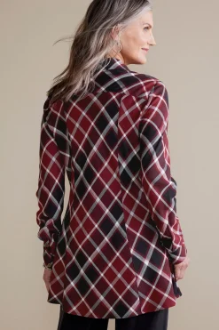 Joelle Plaid Tunic