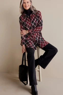Joelle Plaid Tunic