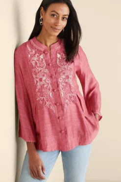 Kateri Soutache Embroidered Top