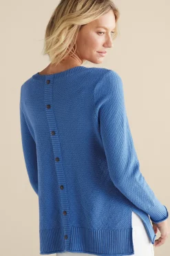 Marin Back Button Sweater