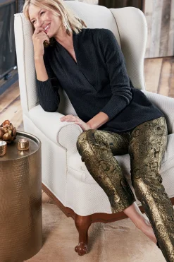 Nevina Jacquard Trouser