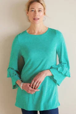 Petites Erin Linen Blend Tunic