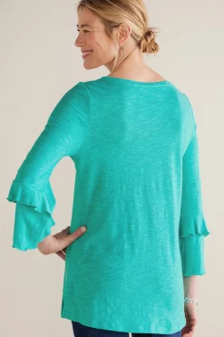 Petites Erin Linen Blend Tunic