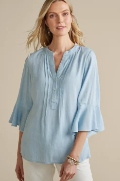 Raisa Linen Blend Top