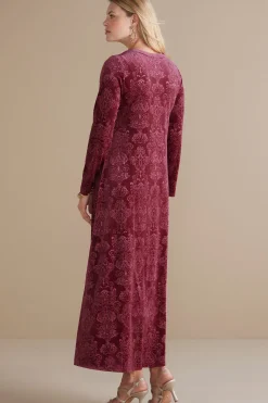 Santiago Embossed Velvet Dress