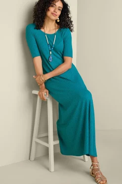 Textured Short Sleeve Santiago Dress