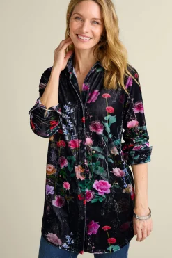 Velvet Boyfriend Tunic Shirt
