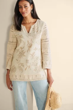 Zina Crochet Sweater